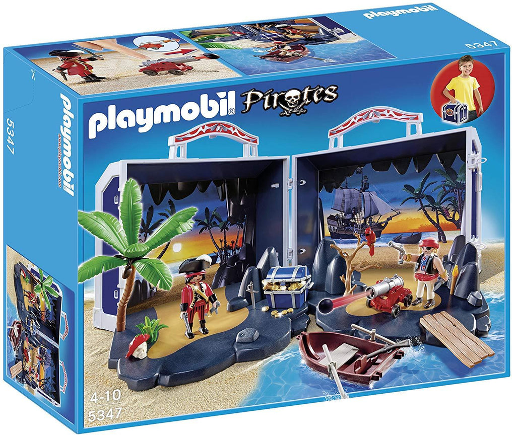  Playmobil Take Along Pirate Island : Toys & Games