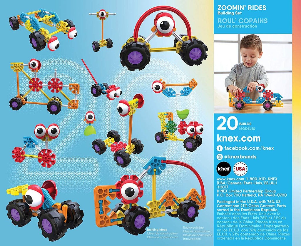 Knex Kids Zoomin Rides Building set – toy-vs