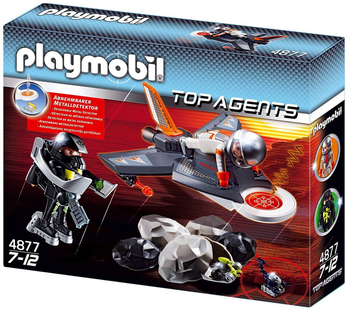 Playmobil 4877 Top Agents  Secret Agent Detection Jet