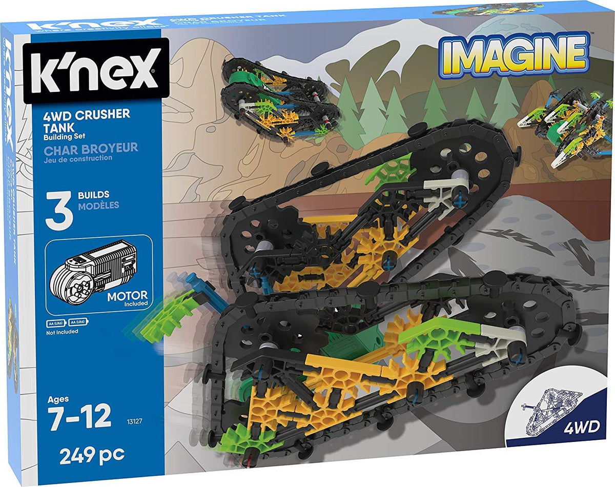 K'NEX Intermediate 60 Model Building Set - 398 parts - Ages 7 and up -  Creative Building Toy 