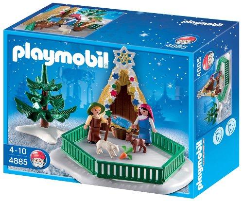 Playmobil Christmas 4885 Scenary Xmas Nativity Crib Toys Games Construction
