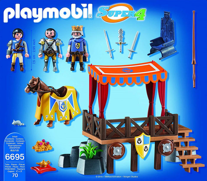 strategi sikkerhed råb op Playmobil 6695 Super 4 Royal Tribune with Alex – toy-vs