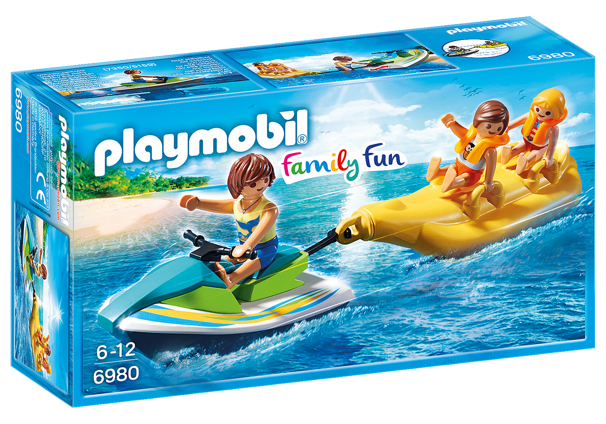 Playmobil 6980 Family Fun Floating Personal Watercraft with Banana Boat