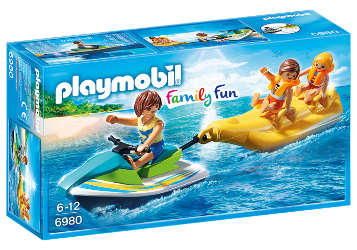 Playmobil 6980 Family Fun Floating Personal Watercraft with Banana Boat