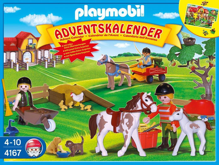 PLAYMOBIL 4167 Advent Calendar Pony Farm with Great Additional Surprises