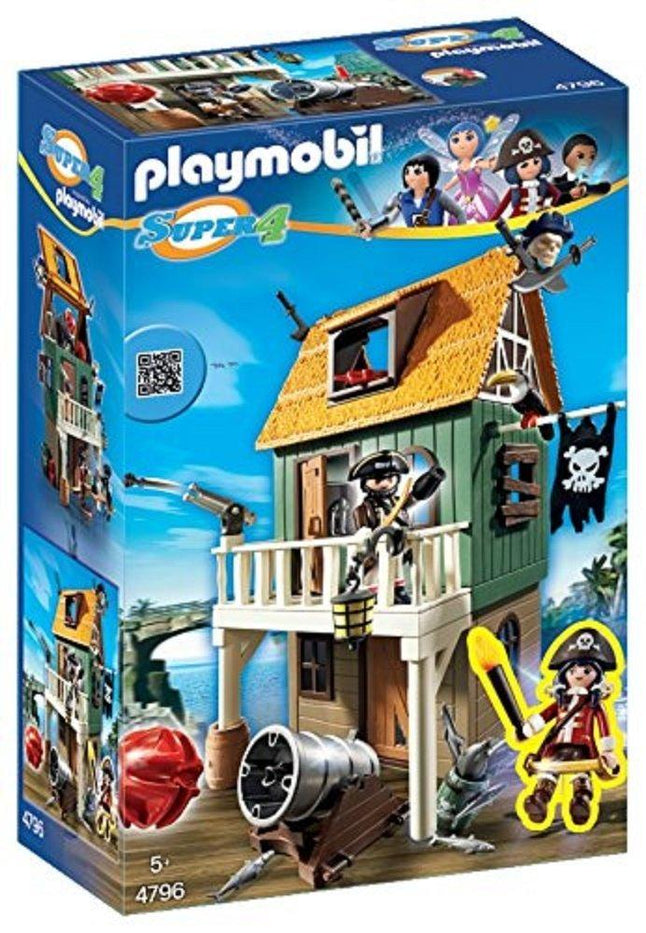 Playmobil 4796  Pirate Fort  Super 4  Hidden Island  94 Piece