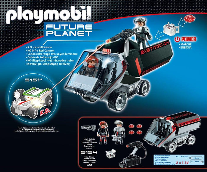 Playmobil 5154 Darksters Truck with Flash Cannon
