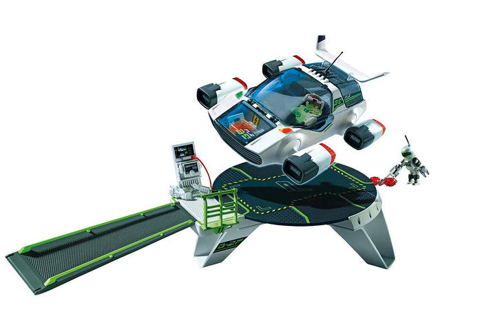 Playmobil 5150 E-Rangers Turbojet with Launch Pad
