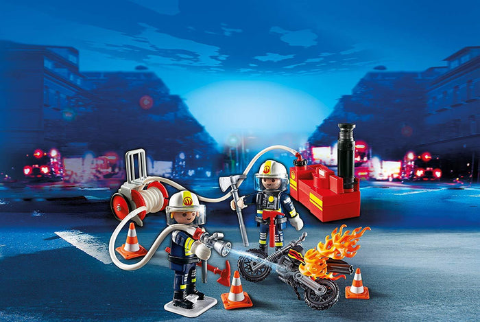 Playmobil 5365 City Action Fire Brigade Firefighters with Water Pump –