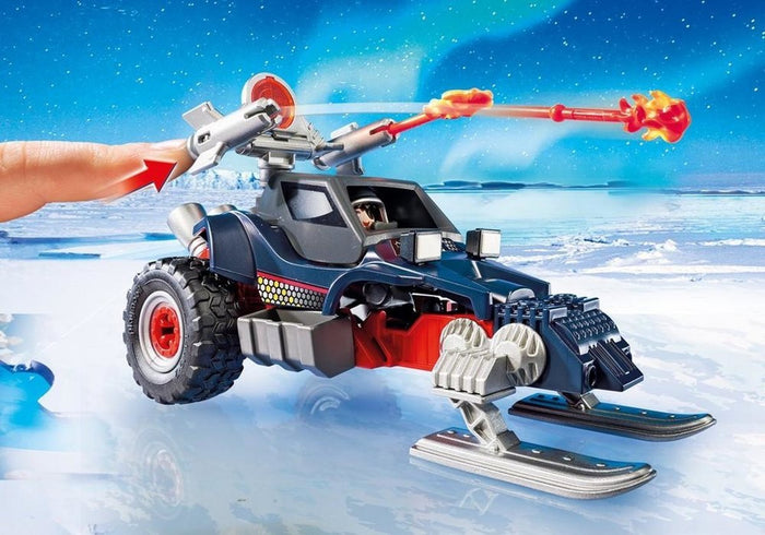 Playmobil 9058 Ice Pirate With Snowmobile