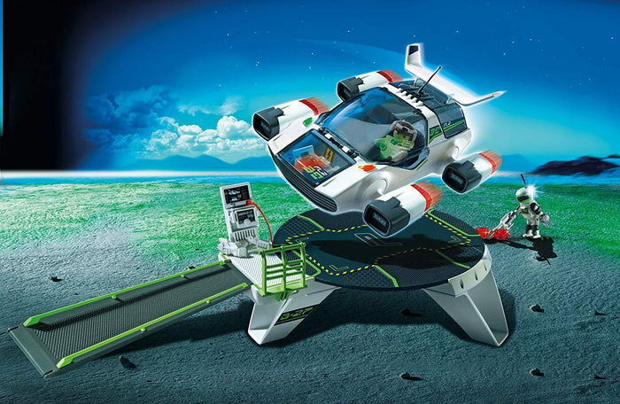 Playmobil 5150 E-Rangers Turbojet with Launch Pad