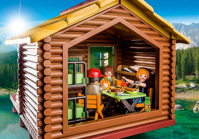 Kør væk Aske at fortsætte Playmobil 9320 Wild Life Cabin On The Lake – toy-vs