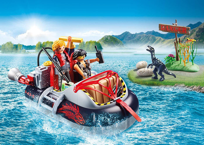 Playmobil 9435 City Action Dino Hovercraft with Underwater Motor