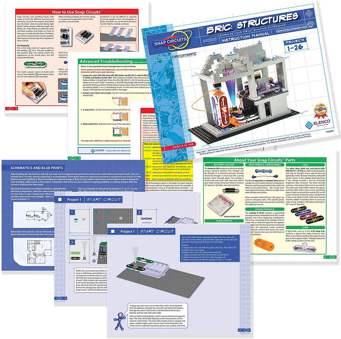 Snap Circuits BRIC Structures Brick & Electronics Exploration Kit