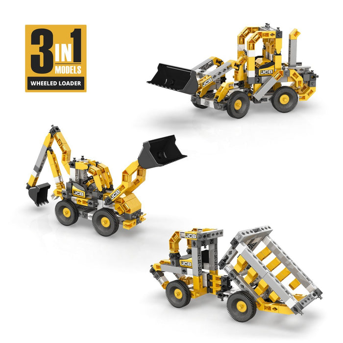 Engino JCB20 3-in1 Construct Wheeled Loader
