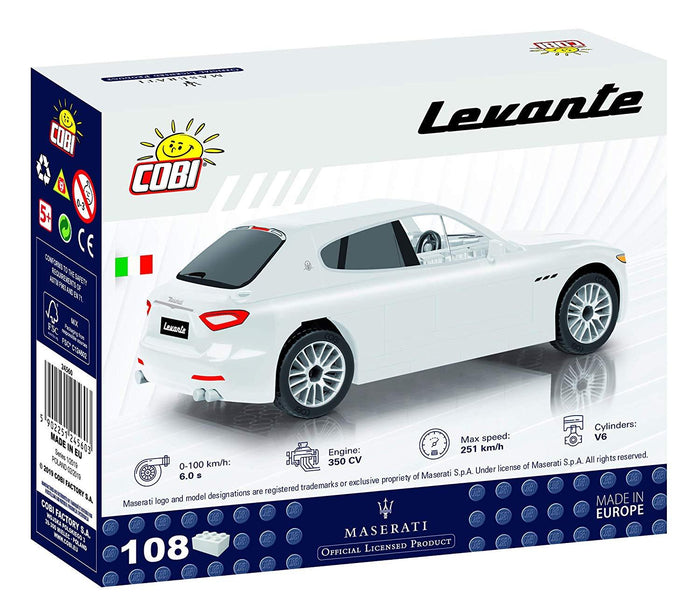 White Maserati Levante 24560 cobi