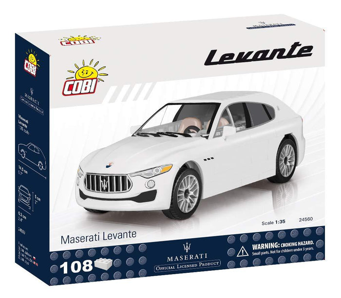 White Maserati Levante 24560 cobi